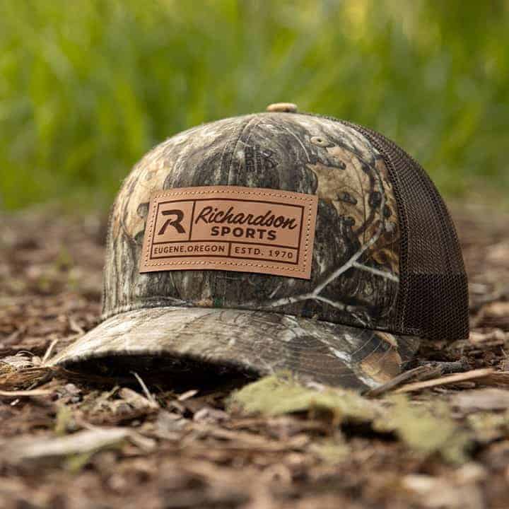 custom camo hats by Richardson