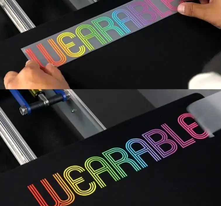 Full-color DTF transfer print