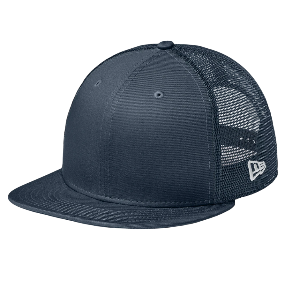 Deep navy New Era NE4030 snapback trucker cap with mesh back