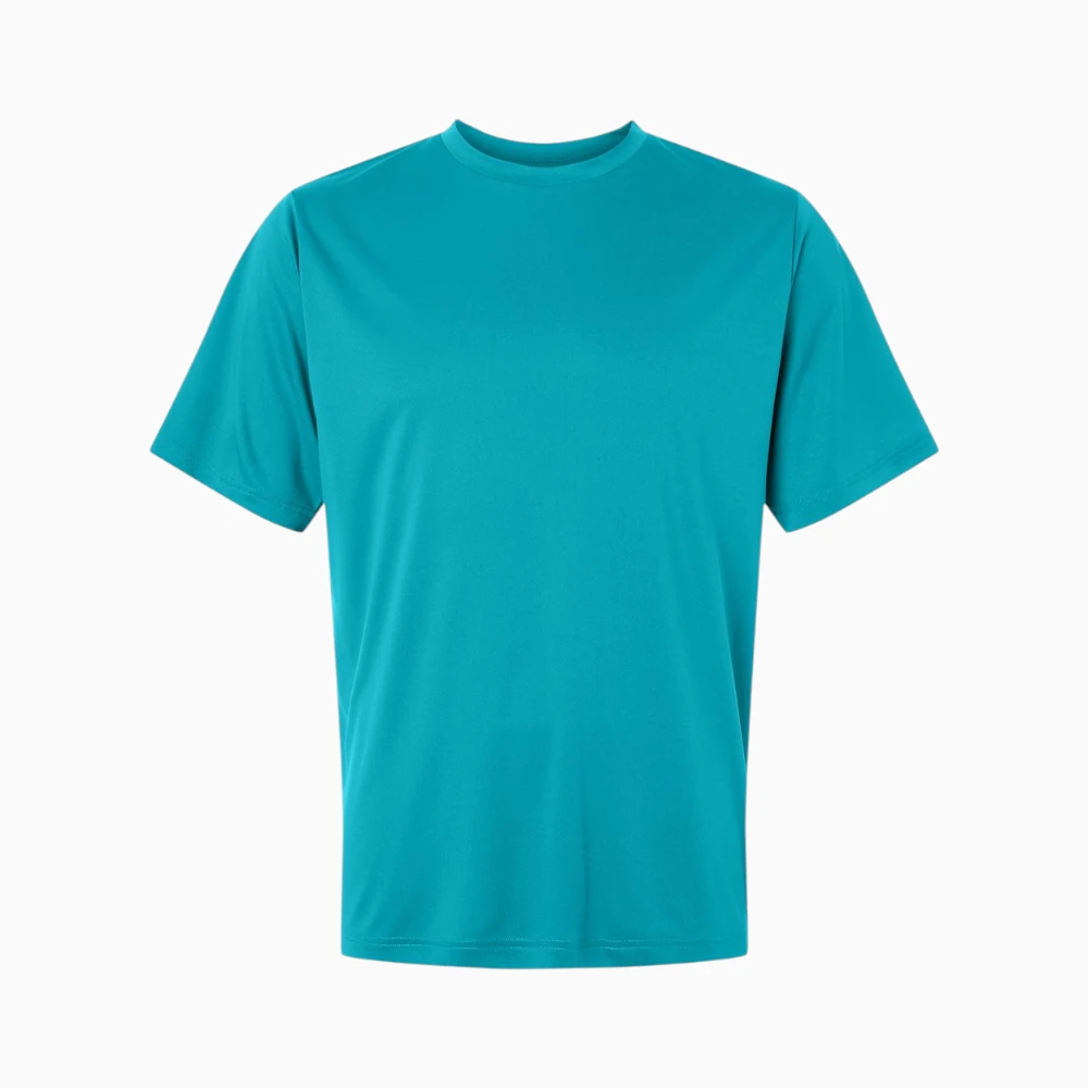 Performance moisture-wicking t-shirt blank