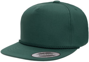 6002_SPRUCE_LEFT-SLANT_STICKER- 6002 Classic Poplin Golf Cap