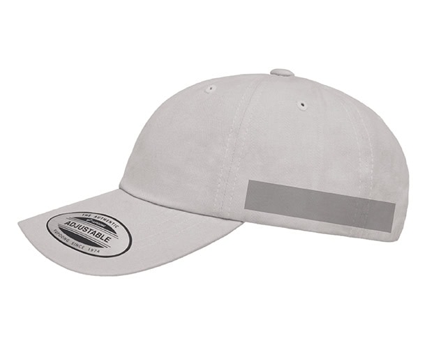 embroidery on dad hat size restriction for side diagram