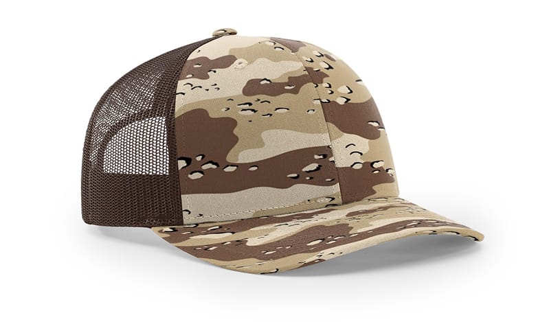 desert camo trucker