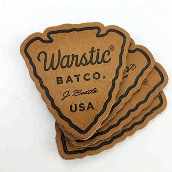 custom patches leather arrwohead shape