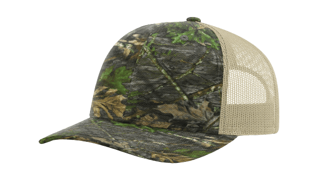 mossyoak obsession camo pattern trucker