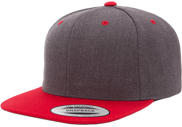two tone yupoong snapback hat