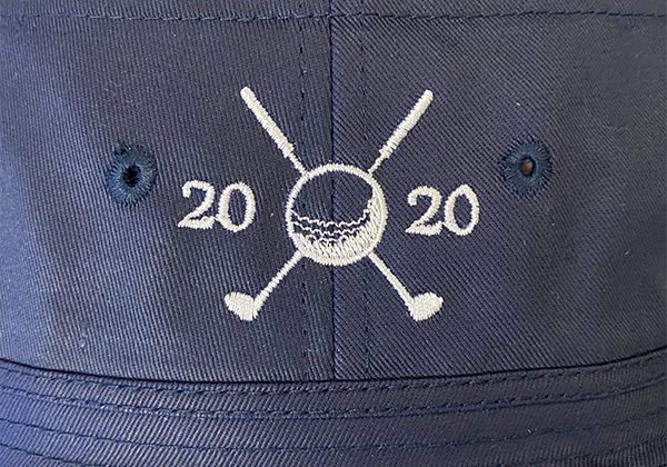 embroidery detail on polo