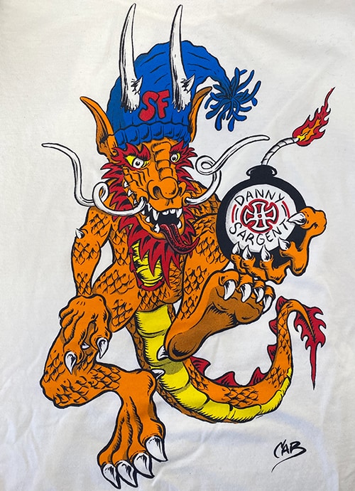 multicolor t-shirt print