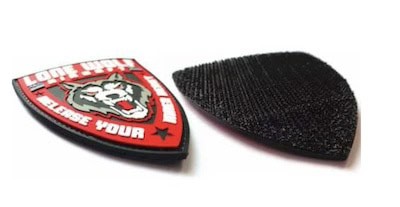 PVC Badge Patch with Velcro Backing - LOCAL PICKUP ONLY